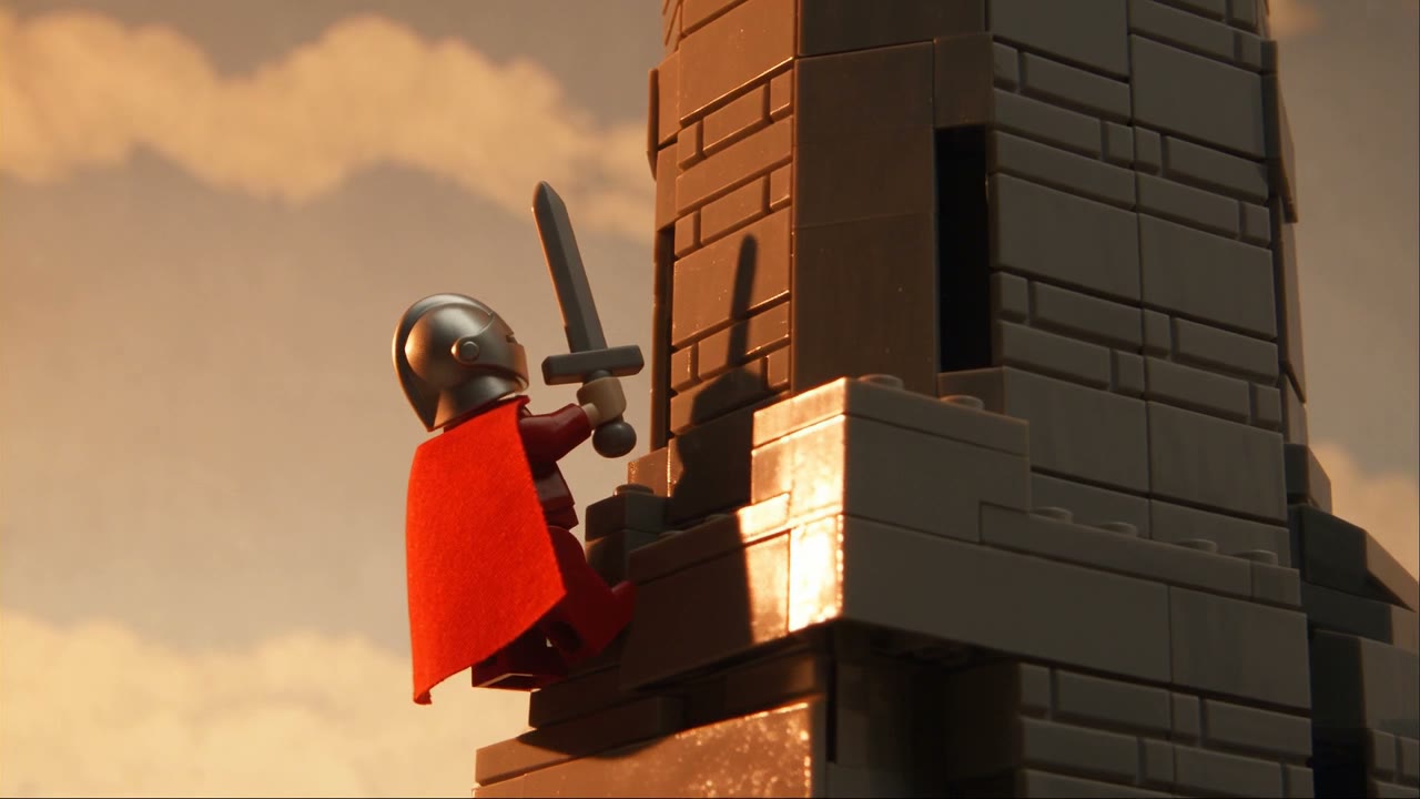 LEGO stop-motion comedy — generated in the studio